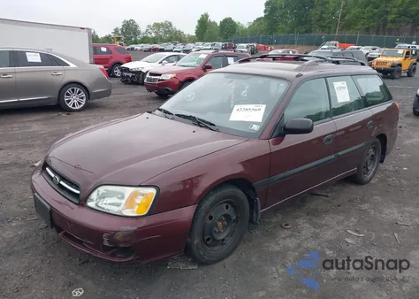 2001 Subaru Legacy L из США, поврежденный, VIN 4S3BH635317309773